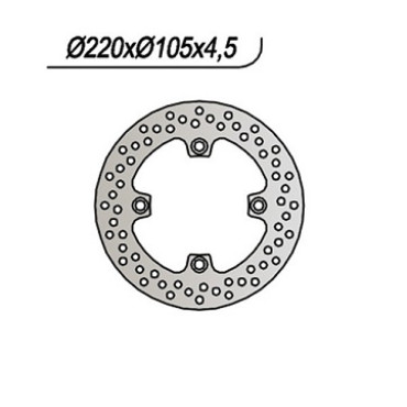 Disco Freno Posteriore NG per HONDA FES S Wing 125 / 150 (2007-2012) Disco Freno Posteriore NG per HONDA FES S Wing 125 / 150 (2007-2012)