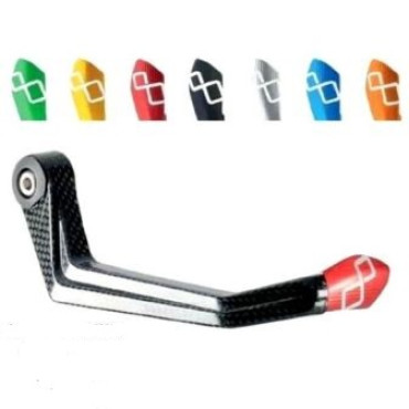 Protezioni Leva Frizione LUNGHEZZA 132mm In Carbonio Lucido Dotate Di Terminale In Allumino Anodizzato Disponibile In 7 Varianti Colore