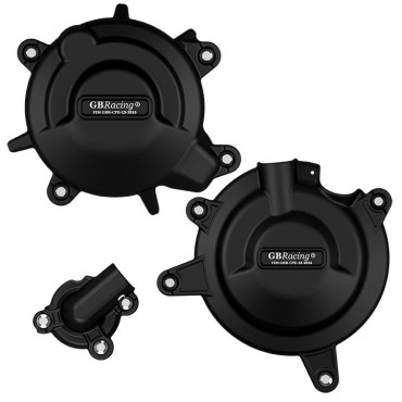 Set completo protezione carter motore GB RACING per Kawasaki Ninja 400 (2018-202>)