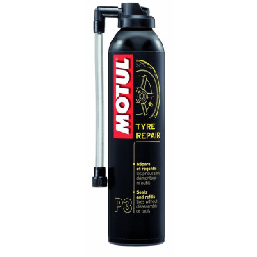 GONFIA E RIPARA PNEUMATICI GOMME MOTO P3 MOTUL TYRE REPAIR