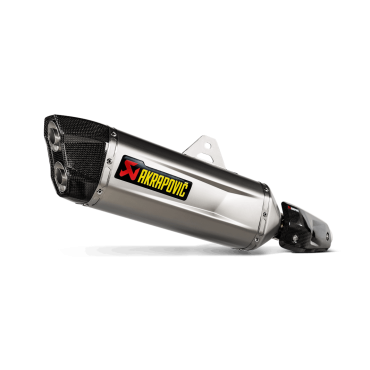 SCARICO COMPLETO  SLIP ON (TITANIO)  OMOLOGATO CON FONDELLO IN CARBONIO per YAMAHA TENERE' 700 (2021-2022)