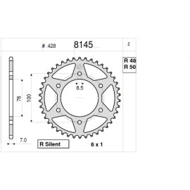 KIT DI TRASMISSIONE ORIGINALE DID - PIGNONE 14 - CORONA 52 - CATENA DID 428 VX G&B 132 MAGLIE  - YAMAHA 125 MT (2020>)