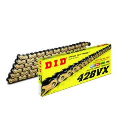KIT DI TRASMISSIONE ORIGINALE DID - PIGNONE 14 - CORONA 52 - CATENA DID 428 VX G&B 132 MAGLIE  - YAMAHA 125 MT (2020>)