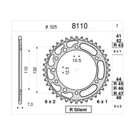 KIT TRASMISSIONE ORIGINALE DID PROFESSIONAL PIGNONE 17 - CORONA 43 - CATENA DID 525 VX3 G&B 114 MAGLIE - SUZUKI GSX-S 750 Z (2017-2018)