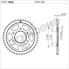 KIT TRASMISSIONE ORIGINALE RAPPORTI MODIFICATI DID PROFESSIONAL PIGNONE 15 - CORONA 45 - CATENA DID 530 ZVMX2 G&G 116 MAGLIE - DUCATI 1260 MULTISTRADA 1260 Enduro Touring (2019>) - DUCATI 1200 MULTISTRADA 1200 Enduro - Touring - Pro (2016 - 2018)