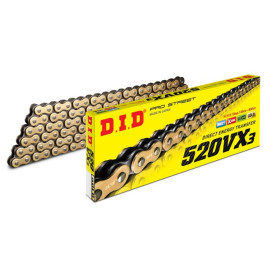 KIT TRASMISSIONE ORIGINALE DID PROFESSIONAL PIGNONE 13 - CORONA 48 - CATENA DID 520 VX3 G&B 112 MAGLIE - BETA 450 RR 450 4T (2013 - 2014)