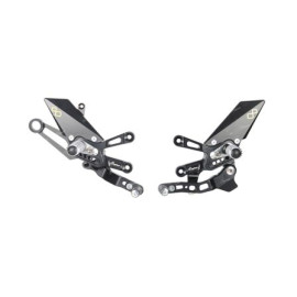 Pedane Regolabili Con Poggiapiedi Fissi , Cambio Rovescio per APRILIA RSV41100Factory (2020-2022>) TuonoV41100Factory (2021-2022)