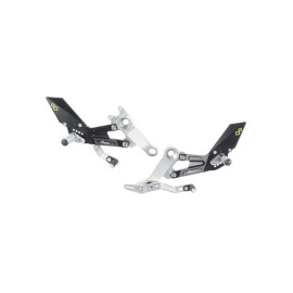 Pedane Regolabili con Poggiapiedi Fisso per APRILIA RS660 (2020-2023)