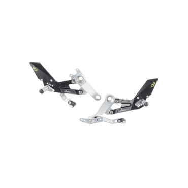 Pedane Regolabili con Poggiapiedi Snodati per APRILIA RS660 (2020-2023)