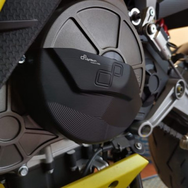 PROTEZIONE COPRI ALTERNATORE LATO SINISTRO NERO OPACO per APRILIA RS 660 (2020-2023) PROTEZIONE COPRI ALTERNATORE LATO SINISTRO NERO OPACO per APRILIA RS 660 (2020-2023)