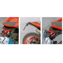PORTA TARGA REGOLABILE OMOLOGATO per KTM DUKE 790 – DUKE 890 R