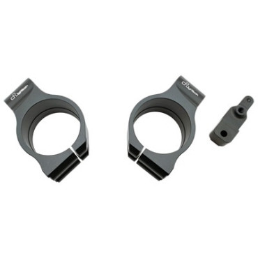 COPPIA BRACCIALI MANUBRIO AVANZATI ø 41 - INCLINAZIONE 10° - OFFSET + 40mm - 
