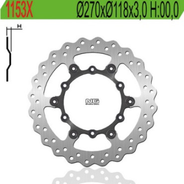 DISCO FRENO ANTERIORE NG per FANTIC MOTOR 125 XX (2022-) DISCO FRENO ANTERIORE NG per FANTIC MOTOR 125 XX (2022-)