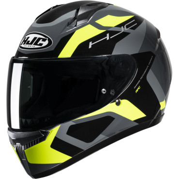 CASCO INTEGRALE HJC C10 Tins -  Nero/Grigio/Giallo
