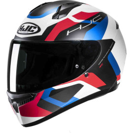CASCO INTEGRALE HJC C10 Tins -  Nero/Bianco/Rosso