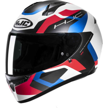 CASCO INTEGRALE HJC C10 Tins -  Nero/Bianco/Rosso