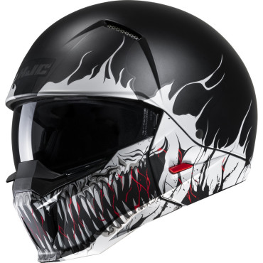 CASCO JET HJC i20 SCRAW - Nero/Grigio