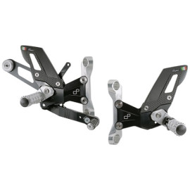 Pedane Regolabili Con Poggia Piedi Fissi LIGHTECH BMW S1000R (2021-2024)