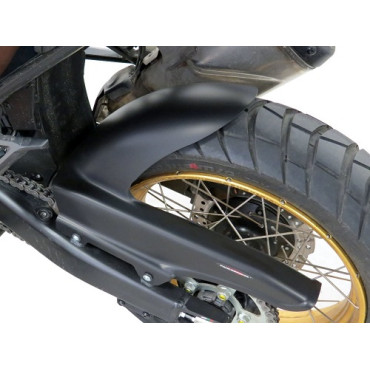 Parafango Posteriore in ABS POWERBRONZE NERO OPACO per HONDA  Africa Twin CRF 1100 L Adventure Sports - DCT (2020-2024>)