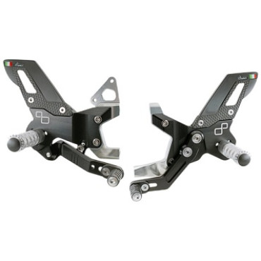 Pedane Regolabili Con Poggia Piedi Fissi (Track Use) per DUCATI Panigale 1199 (2012 - 2017) Panigale 1299 (2015-2017) Panigale 899 (2013 - 2017) PanigaleV2 955 (2020-2024) Pedane Regolabili Con Poggia Piedi Fissi (Track Use) per DUCATI Panigale 1199 (2012 - 2017) Panigale 1299 (2015-2017) Panigale 899 (2013 - 2017) PanigaleV2 955 (2020-2024)