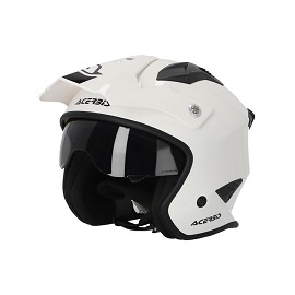 CASCO JET ARIA 22-06 ACERBIS - BIANCO -