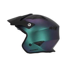 CASCO JET ARIA 22-06 ACERBIS - METALLIC - CHAMELEON