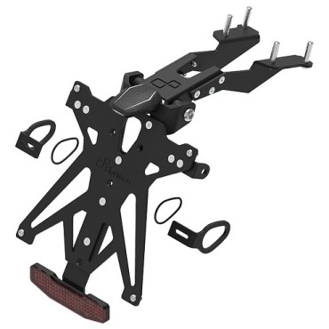 KIT PORTA TARGA REGOLABILE LIGHTECH PER YAMAHA Tracer 7 GT / TRACER 7 (2020-2024) COMPLETO DI LUCE TARGA E CATADIOTTRO KIT PORTA TARGA REGOLABILE LIGHTECH PER YAMAHA Tracer 7 GT / TRACER 7 (2020-2024) COMPLETO DI LUCE TARGA E CATADIOTTRO