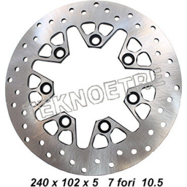 DISCO FRENO POSTERIORE TEKNOTRE per PIAGGIO BEVERLY 300 / 400