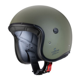 CASCO JET CABERG FREERIDE FIBRA DI VETRO VERDE MILITARE OPACO
