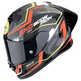 Casco Scorpion Exo R1 Evo II Air Coup Nero Rosso Giallo Fluo