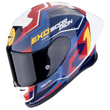 Casco Scorpion Exo R1 Evo II Air Coup Blu Rosso Giallo
