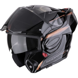 CASCO MODULARE Scorpion Exo Tech Evo Traveller BLACK-RED