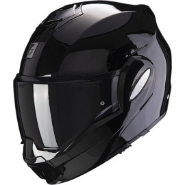 Casco Modulare Scorpion Exo-Tech Evo Solid Nero Lucido