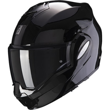 Casco Modulare Scorpion Exo-Tech Evo Solid Nero Lucido