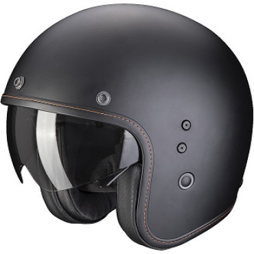 CASCO JET SCORPION BELFAST EVO SOLID BLACK