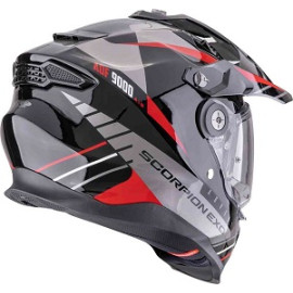  Casco Enduro Scorpion ADF-9000 Air Feat Black-Silver-Red