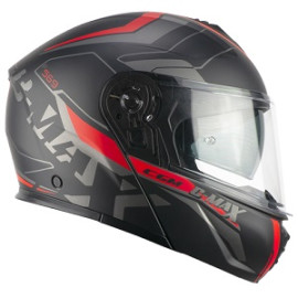 CASCO CGM MODULARE C-MAX CITY 569G NERO ROSSO OPACO