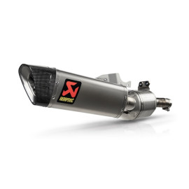 TERMINALE DI SCARICO AKRAPOVIC OMOLOGATO PER BMW F 900 R/XR (2025>) Slip-On Line (Titanium)