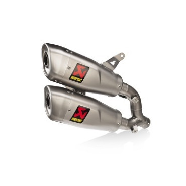 TERMINALE DI SCARICO AKRAPOVIC SLIP-ON (TITANIUM) OMOLOGATO PER Ducati Monter (2021-2024)