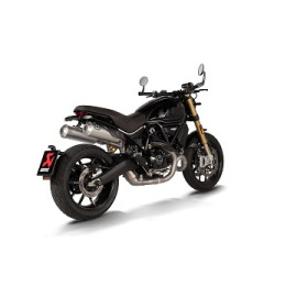 TERMINALE DI SCARICO AKRAPOVIC SLIP-ON (TITANIUM) OMOLOGATO PER Ducati Scrambler 1100 (2021-2024)
