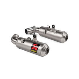TERMINALE DI SCARICO AKRAPOVIC SLIP-ON (TITANIUM) OMOLOGATO PER Ducati Scrambler 1100 (2021-2024)