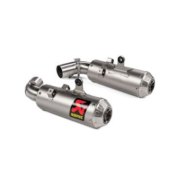 TERMINALE DI SCARICO AKRAPOVIC SLIP-ON (TITANIUM) OMOLOGATO PER Ducati Scrambler 1100 (2021-2024)