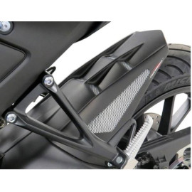 Parafango Posteriore in ABS POWERBRONZE  nero opaco con griglia argento  per YAMAHA YZF-R 125 (2019-2023)