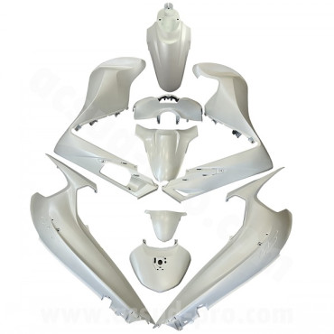 KIT CARENE 9 PEZZI PER HONDA SH 350CC 2021-2024 BIANCO NHB44 TIPO ORIGINALE