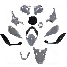 KIT CARENE 13 PEZZI CARENA HONDA XADV 750CC (2021-2024) GRIGIO NARDO