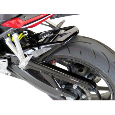 Parafango Posteriore in ABS nero con griglia argento PER HONDA CB 650 R (2019-2026)