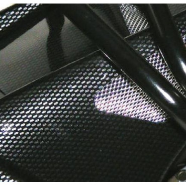 Parafango Posteriore in ABS carbon look con griglia argento  PER HONDA CB 650 R (2019-2026)