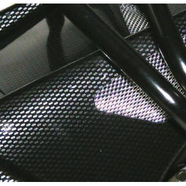  Puntale Motore in ABS powerbronze carbon look con griglia argento  per HONDA CB 650 R (2019-2026)