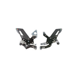 Pedane Regolabili Con Poggiapiedi Snodati per Ducati PANIGALE 899 - 1199 - 1299 