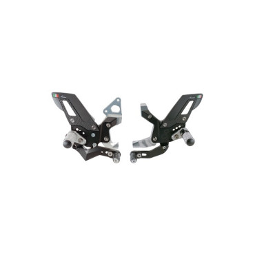 Pedane Poggiapiede snodato Regolabili per Ducati Panigale V - Panigale 899 - Pedane Poggiapiede snodato Regolabili per Ducati Panigale V - Panigale 899 -